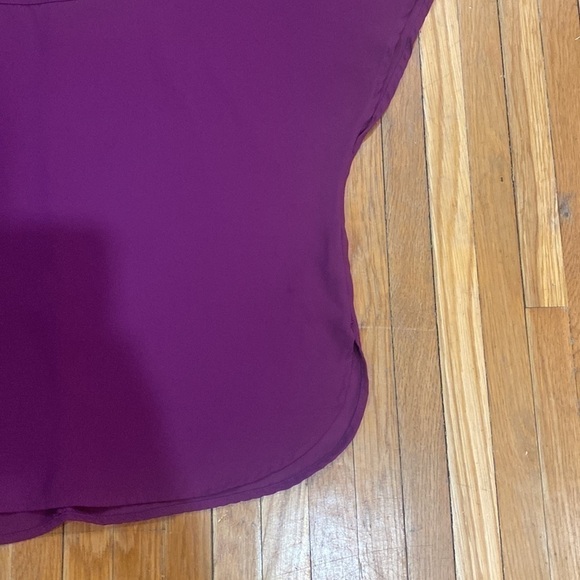 Cold Shoulder Top Purple - Picture 7 of 10